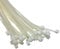 Nylon Plastic Cable Ties Long and Wide Extra Large Zip Ties Black and White wrap 20 pieces (White, 12.0mm x 650mm)