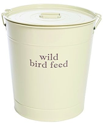 Gardman A01295 Food Storage Bin Metal Holds UpTo 15kg Heavy Duty Bird Care Garden, Natural, 55.0 cm*35.0 cm*35.0 cm