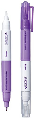 Clover Luftlöschbarer Filzstift, Violett, extra fein, mit Radiergummi, CL5032