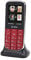 Olympia 2220 Joy II Handy für Senioren ohne Vertrag Seniorenhandy Tastenhandy mit großen Tasten lauter Klingelton Kamera 2,4 Farbdisplay Mini SIM Tischladestation Rot