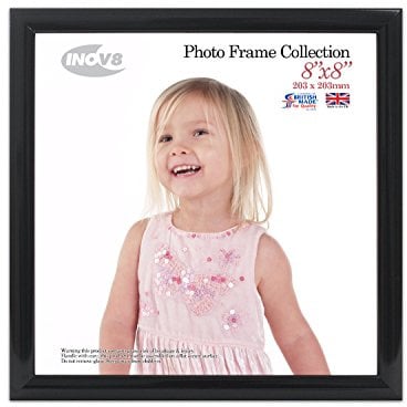 Inov8 Framing PFVS-VBLK-88 Photo Frame, Black, 8 x 8 inch