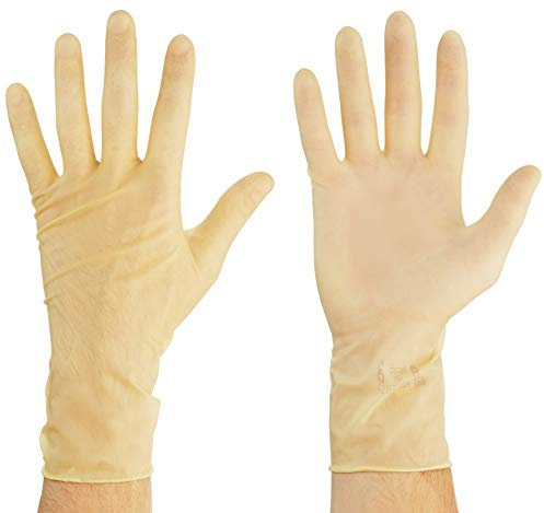 Meditrade 90219W Gentle Skin Premium OP Latex Handschuh, Steril, Puderfrei, Größe 9 (100-er pack)