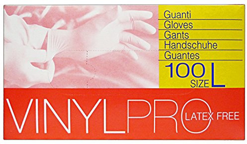 Guanti * 100 Vinile L VINYL-PRO Gartenarbeit