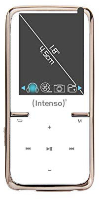 Intenso Scooter MP3-Videoplayer (4,5 cm (1,8 Zoll) Display inkl. 8GB micro SD-Karte) weiß