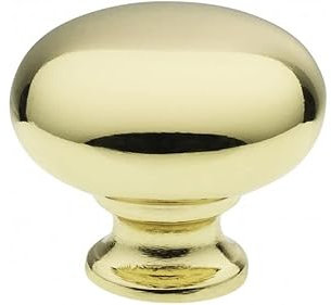 SIRO Möbelknopf Königswinter, Klassisch, Vintage, Kugel, Druckguss glänzend vermessingt, 32 mm x 26 mm x 32 mm, 913-32ZN5