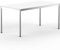 VERSEE SYSTEM8X Höhenverstellbarer Schreibtisch 160 x 80 cm in Weiss - Für Büro/Home-Office im Metall Chrom Design