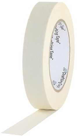 ProTapes 840178012715 Pro Drafting Crepe Paper Industrial Grade Masking Tape, 60 yd. Length x 1/2 Width