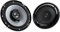 KENWOOD KFC-1665S - Altavoces coaxiales de Montaje Empotrado de 2 vías Serie Sport de 300 vatios y 6.5 Pulgadas con tweeters de Papel, Juego de 2