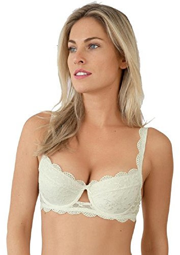 Nina von C. Silver Edition Dirndl BH Damen, Elfenbein Champagner Ivory, 85B