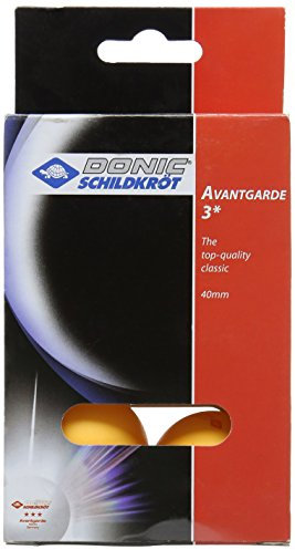 Donic Schildkröt Unisex – Erwachsene SK TT-Bälle 3 orange Tischtennis, 40 mm
