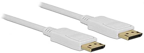 Displayport Kabel Delock DP -> DP St/St 3.00m weiß 4K