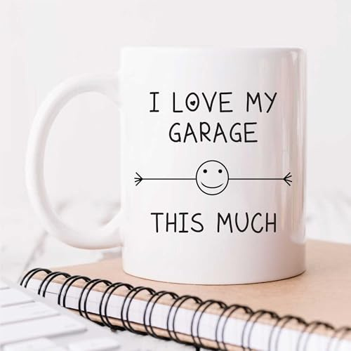 60 Second Makeover Limited I Love My Garage This Much Mug Friend Husband Boyfriend Grandad Uncle Birthday Gift Christmas Novelty Humour Funny
