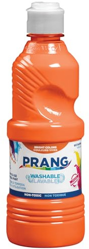 Prang Tempera Paint Ready-to-Use waschbar 473 ml, Flasche Orange