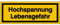 Betriebsausstattung24® Hochspannung Lebensgefahr Warnschild, selbstkl. Folie, Gröߟe 10,50x3,70cm
