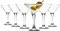 6x Clear 175ml Mastetet Martini Glasses - Lavavajillas Classic Party Bar Champagne Espresso Cocktail Glass Set - por lav - por lav