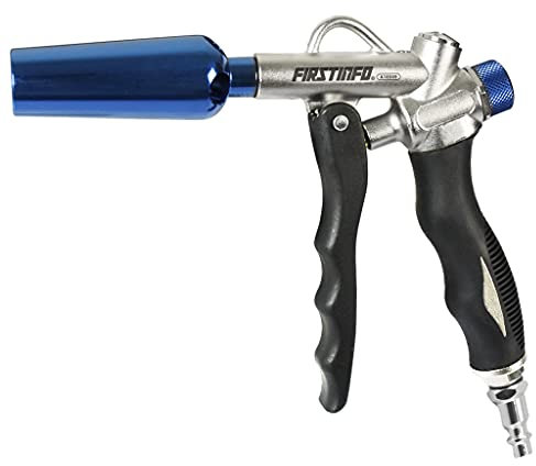 Firstinfo A18569US Verstellbarer Luftstrom, Zwei-Wege-Luftblaspistole mit Düse mit höherem Durchfluss, rutschfester TPR-Griff