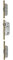 Vachette Serrure Multipoint en Applique 5000 T204G - 3 points - Axe 50, Entraxe 70 - Sans Gâche - Bouts Carrés - Gauche - Facile à Poser - Conforme aux Normes de Sécurité - Garantie 10 Ans