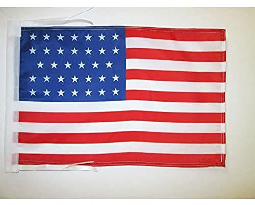AZ FLAG - Flagge Usa 1861-1863 34 Sterne - 45x30 cm Mit Kordel - Vereinigten Staaten Alt Fahne 30 x 45 cm - Flaggen