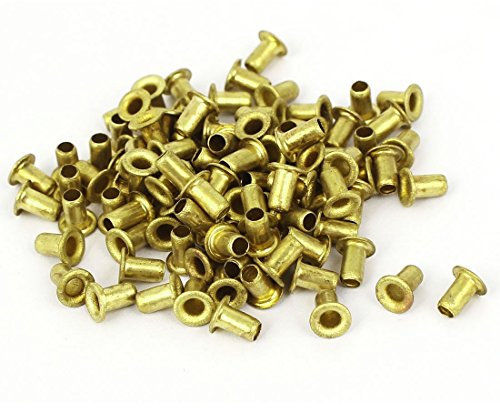 Sourcingmap 3mm x 5mm Through Hole Rivets Hollow Grommets PCB Circuit Board 100pcs