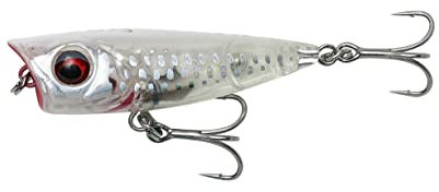 Savage Gear Salt Minnow Popper 4,3cm 4g - Oberflächenköder, Farbe:Crystal White