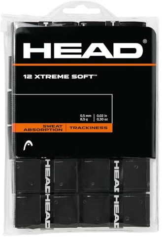 HEAD Unisex-Erwachsene 12 Xtremesoft Griffband, Black, Einheitsgröße