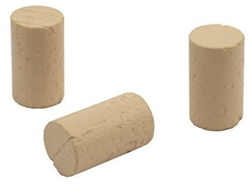 New Standard Straight Wine Corks (Pack of 100) Silicon Wax Coated So No Pre-Soaking Required