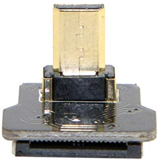 chenyang CY Micro HDMI Typ D Stecker abgewinkelt 90 Grad für FPV HDTV Multicopter Luftaufnahmen