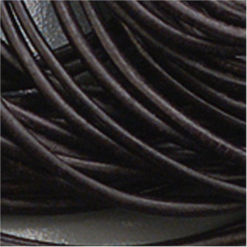 KnorrPrandell 2359618 Lederriemen, 2 mm Durchmesser - 1 m, schwarz