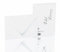 Rössler Papier 2031705002 - Edel Leinen - Briefumschlagpack DIN C6, Seidenfutter, weiß