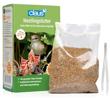 Claus Nestlingsfutter + Futter-Pinzette 100 g
