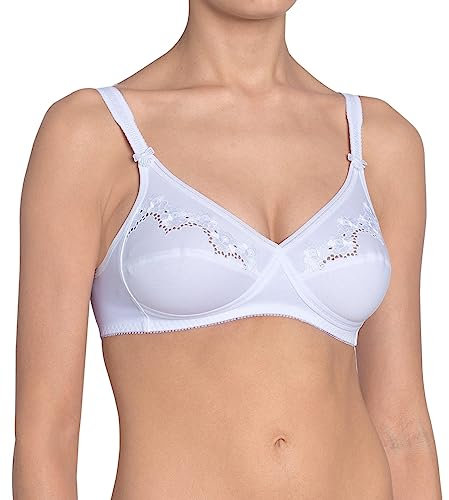 Triumph Donna Elasti Cross + Cotton N, Bra, WHITE, 5C