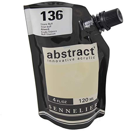 Sennelier Abstract Innovative Acrylic Artist Paint Pouch 120ml (136 Titan Buff)