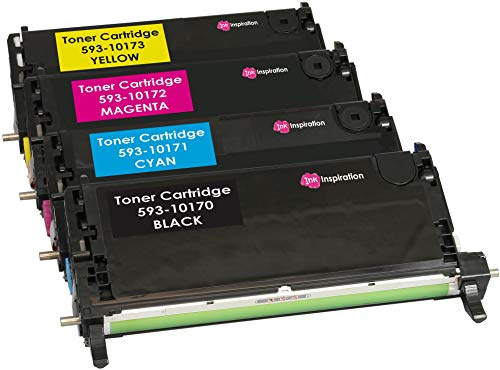 Ink Inspiration 4er Set Premium Toner kompatibel für Dell 3110, 3110cn, 3115, 3115cn | 8.000 Seiten