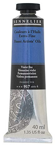 SENNELIER Artists' Extra Fine Oil, 40 ml Tube, Series 4, Dioxazine Violet, (10-130411-917)