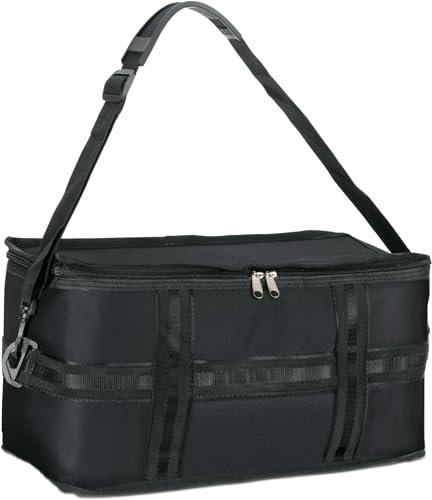 XDrum Gigbag Tasche für Bongos (6,5 + 7,5, Nylongewebe, wasserabweisend, gepolstert, mit Tragegriff, 20 x 40 x 20 cm) schwarz