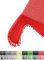 Brandsseller Gartentischdecke 130x160 cm Tischdecke mit Fransen Outdoor Tischtuch rechteckig Weichschaum für Garten, Terrasse, Balkon wetterfest rutschfest - Rot