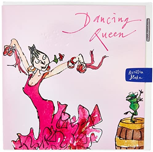 Quentin Blake - Dancing Queen Birthday Card New In Cello