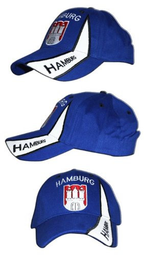 Flaggenfritze Cap/Kappe Deutschland Hamburg blau, Nation