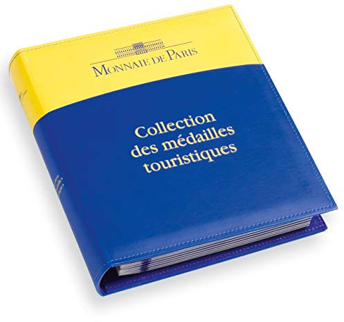 Leuchtturm 328823 Album numismatique Classic-Design Collection des médailles touristiques INCL. 8 Feuilles de Monnaies