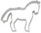 Staedter Caballo Cortador de Galletas, Plata, Acero Inoxidable, Plateado, 8,5 cm