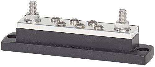 Blue Sea Systems 2128 250 Amp MaxiBus BusBar with 6 screws