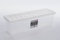 5X 52 CD Clear Plastic Stacker Box Large Game/Music Storage Box with Lids