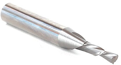 Yonico 32210-SC 1/8-Inch Dia. 2 Flute Downcut Spiral End Mill CNC Router Bit 1/4-Inch Shank