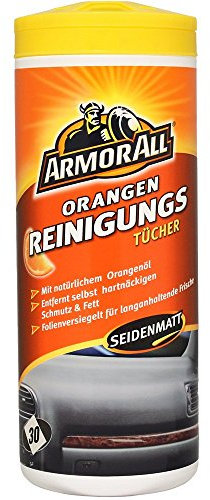 ARMOR ALL Reinigungstücher m. Orangenöl 30 Stk. GAA45030GE, seidenmatt, für Auto und Haushalt