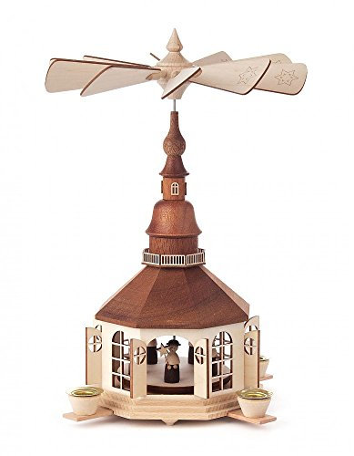 Pyramide mit Seiffener Kirche und Kurrende