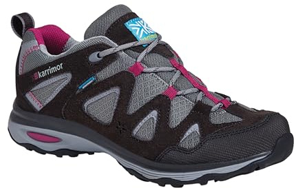 Karrimor Isla Weathertite, Damen Trekking- & Wanderhalbschuhe , Schwarz - Black (Black C/Pink), Gr. 37 EU (4 UK)