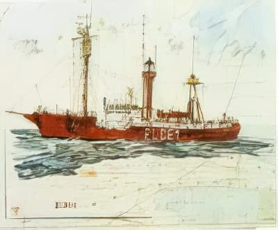 Kunstdruck/Poster: Ole West Elbe 1 - hochwertiger Druck, Bild, Kunstposter, 61x51 cm