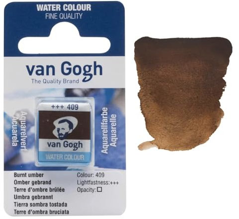 Van Gogh Aquarellfarbe, Umbra gebrannt, 1-2 Napf