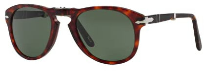 Herren-Sonnenbrille von Persol Gr. 54, Crystal Green