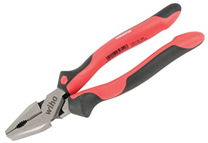 Wiha 30909 9.0 Inches Ergo Soft Grip Industrial Heavy Duty Combination Pliers